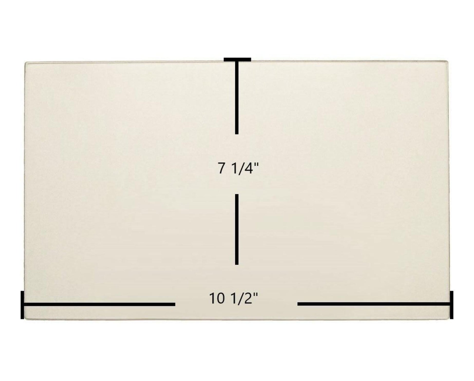 Ceramic Replacement Glass for Harman Pellet Pro II, Mark I Ceramic Glass Panel (10 1/2" x 7 1/4") | High-Temperature OEM Replacement | Part #3-40-7251050 - 10 1/2" x 7 1/4"