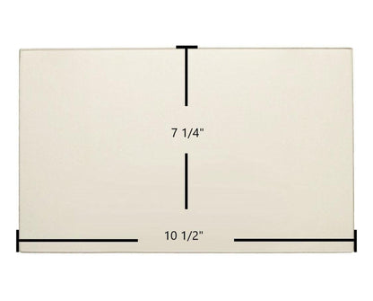 Ceramic Replacement Glass for Harman Pellet Pro II, Mark I Ceramic Glass Panel (10 1/2" x 7 1/4") | High-Temperature OEM Replacement | Part #3-40-7251050 - 10 1/2" x 7 1/4"