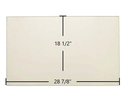 Ceramic Replacement Glass for Harman Shadowlight XL, Serenity II HB35 DV Ceramic Glass Panel (28 7/8" x 18 1/2") | Part #3-40-18502900 - 28 7/8" x 18 1/2"