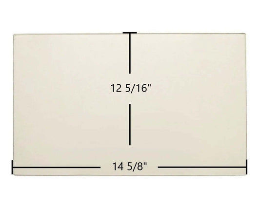 Ceramic Replacement Glass for Hearthstone Craftsbury 8392 Ceramic Glass Panel - 14 5/8" x 12 5/16"
