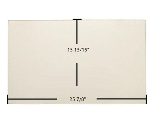 Ceramic Replacement Glass for Hearthstone DVI-HT 8890 Ceramic Glass Panel - 25 7/8" x 13 13/16"