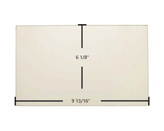 Ceramic Replacement Glass for Hearthstone III Ceramic Glass Panel - 9 13/16" x 6 1/8"