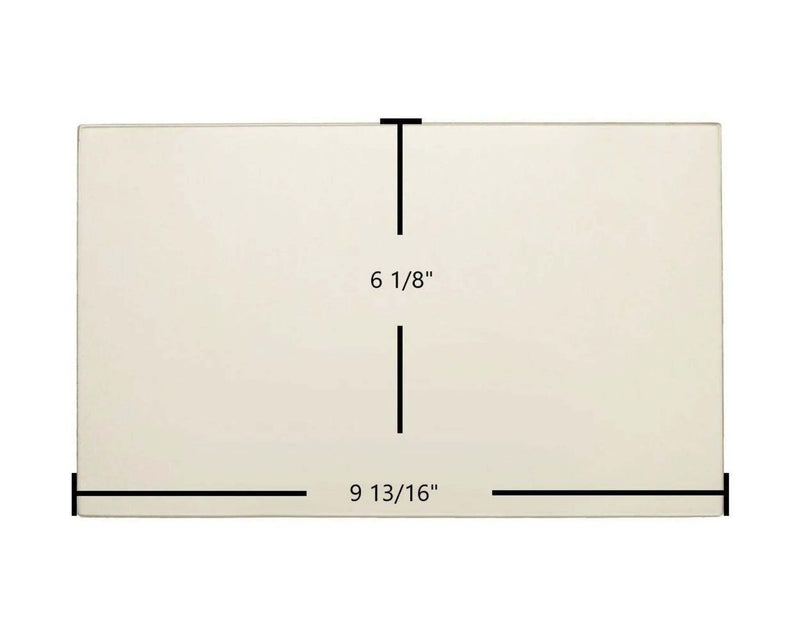Ceramic Replacement Glass for Hearthstone III Ceramic Glass Panel - 9 13/16" x 6 1/8"