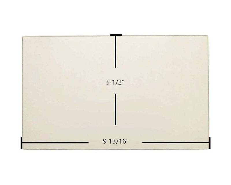 Ceramic Replacement Glass for Hearthstone III Ceramic Glass Panel - 9 13/16" x 5 1/2"