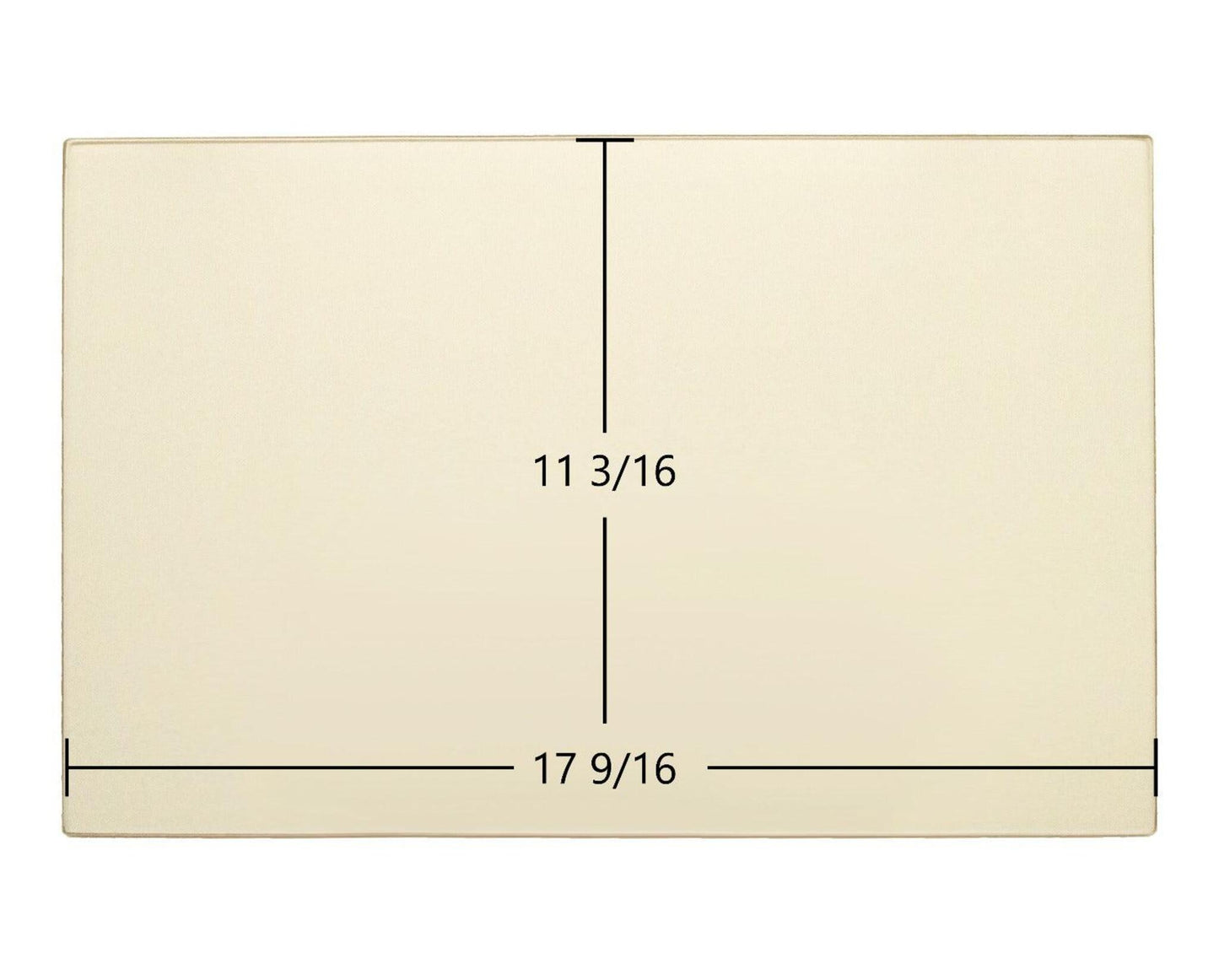 Ceramic Replacement Glass for Hearthstone Heritage 8020, Homestead 8570 & Mansfield 8010/8011/8012 Ceramic Glass Panel - 17 9/16" x 11 3/16"
