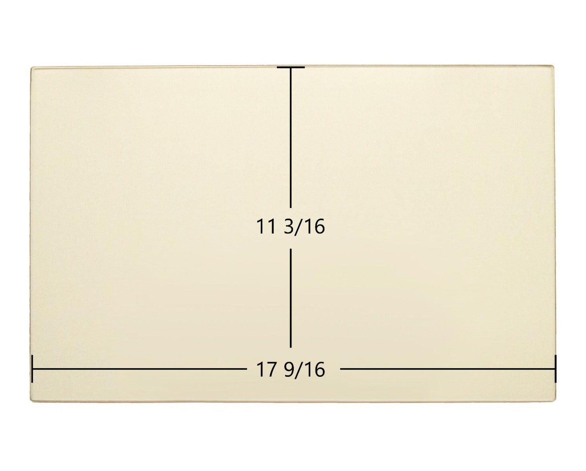 Ceramic Replacement Glass for Hearthstone Heritage 8020, Homestead 8570 & Mansfield 8010/8011/8012 Ceramic Glass Panel - 17 9/16" x 11 3/16"
