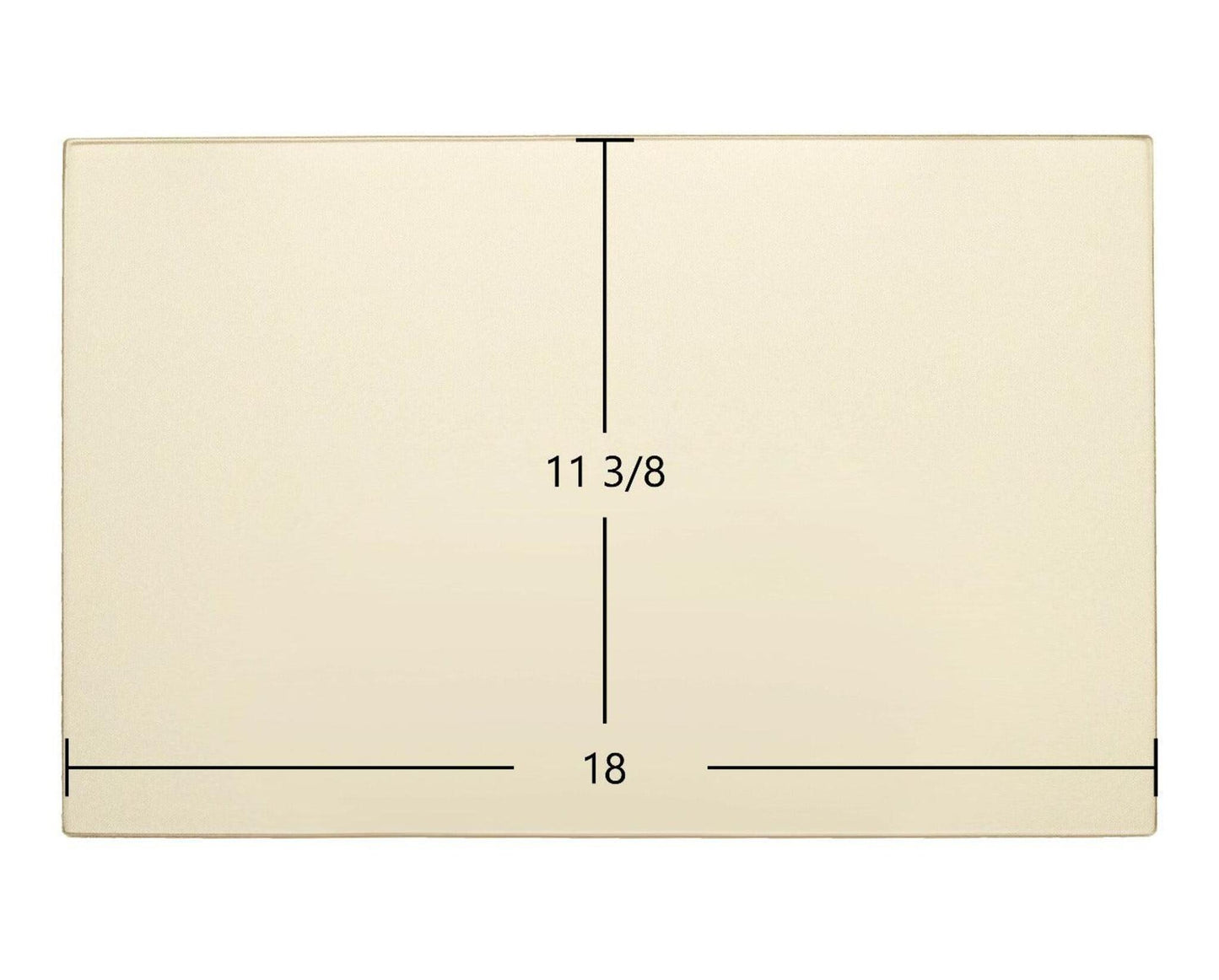 Ceramic Replacement Glass for Hearthstone Heritage 8021, 8022, 8023 & 8024 Ceramic Glass Panel - 18" x 11 3/8"