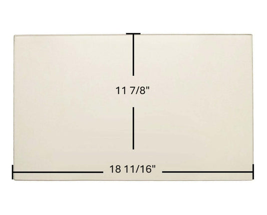 Ceramic Replacement Glass for Hearthstone Morgan 8470 Ceramic Glass Panel - 18 11/16" x 11 7/8"
