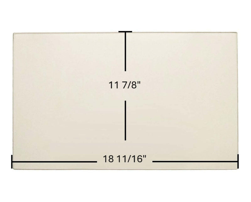 Ceramic Replacement Glass for Hearthstone Morgan 8470 Ceramic Glass Panel - 18 11/16" x 11 7/8"