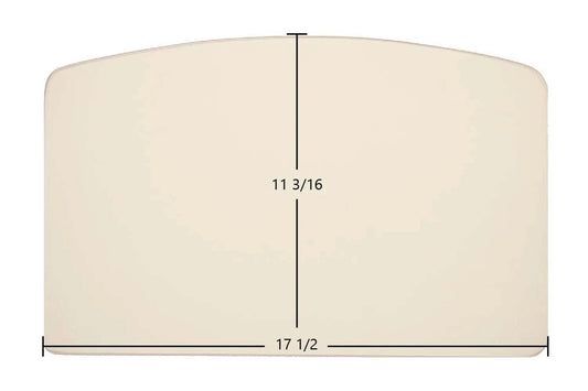 Ceramic Replacement Glass for Hearthstone Shelburne 8370 & 8371 Archtop Ceramic Glass Panel - 17 1/2" x 11 3/16" Archtop