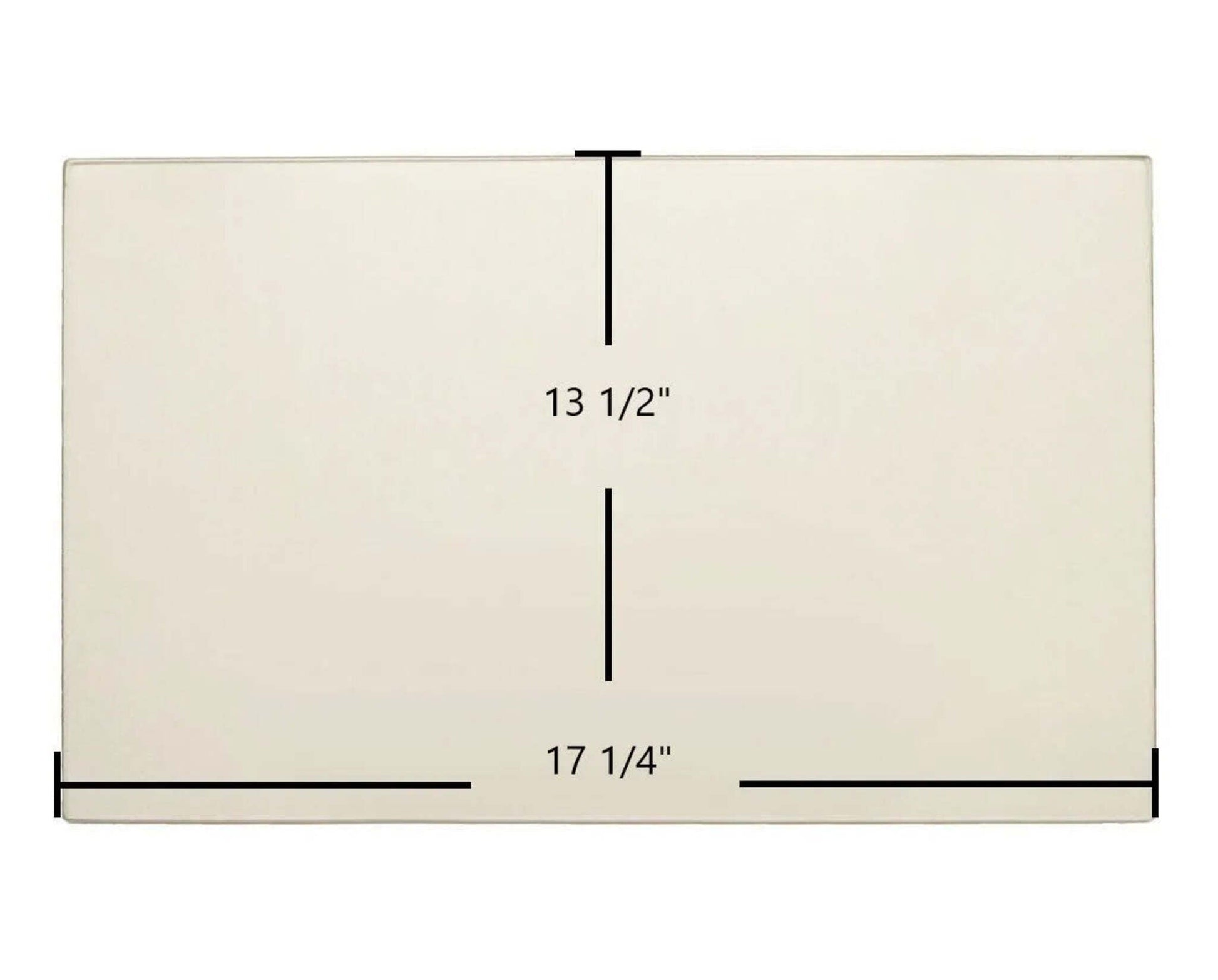 Ceramic Replacement Glass for Hearthstone Shelburne 8372 Ceramic Glass Panel - 17 1/4" x 13 1/2"