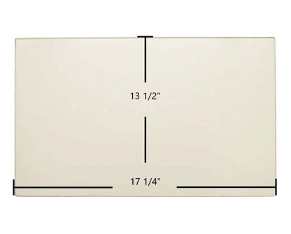 Ceramic Replacement Glass for Hearthstone Shelburne 8372 Ceramic Glass Panel - 17 1/4" x 13 1/2"