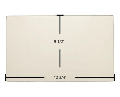 Ceramic Replacement Glass for Hearthstone Tribute 8040 Ceramic Glass Panel - 12 3/4" x 9 1/2"