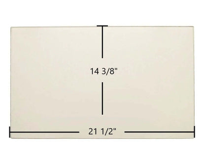 Ceramic Replacement Glass for Heat N Glo Townsend II Ceramic Glass Panel - 21 1/2" x 14 3/8"