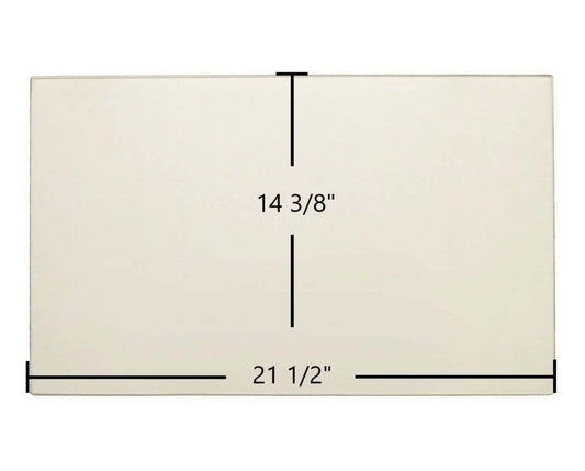 Ceramic Replacement Glass for Heat N Glo Townsend II Ceramic Glass Panel - 21 1/2" x 14 3/8"
