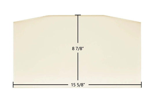 Ceramic Replacement Glass for Heritage Cartier 1 & Renaissance 1 Ceramic Glass Panel - 15 5/8" x 8 7/8"