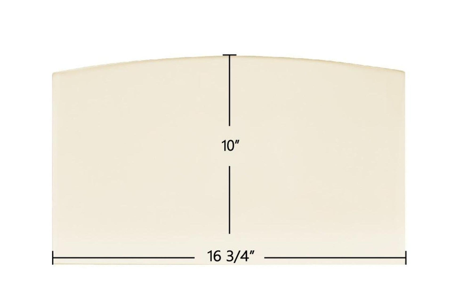 Ceramic Replacement Glass for High Valley Models 1500, 1600 & 2500 Ceramic Glass Panel - 16 3/4" x 10"