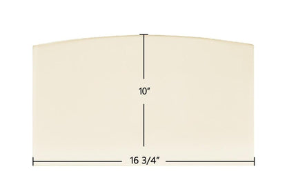 Ceramic Replacement Glass for High Valley Models 1500, 1600 & 2500 Ceramic Glass Panel - 16 3/4" x 10"