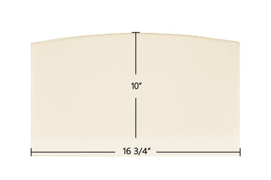 Ceramic Replacement Glass for High Valley Models 1500, 1600 & 2500 Ceramic Glass Panel - 16 3/4" x 10"