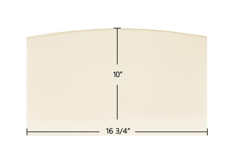 Ceramic Replacement Glass for High Valley Models 1500, 1600 & 2500 Ceramic Glass Panel - 16 3/4" x 10"