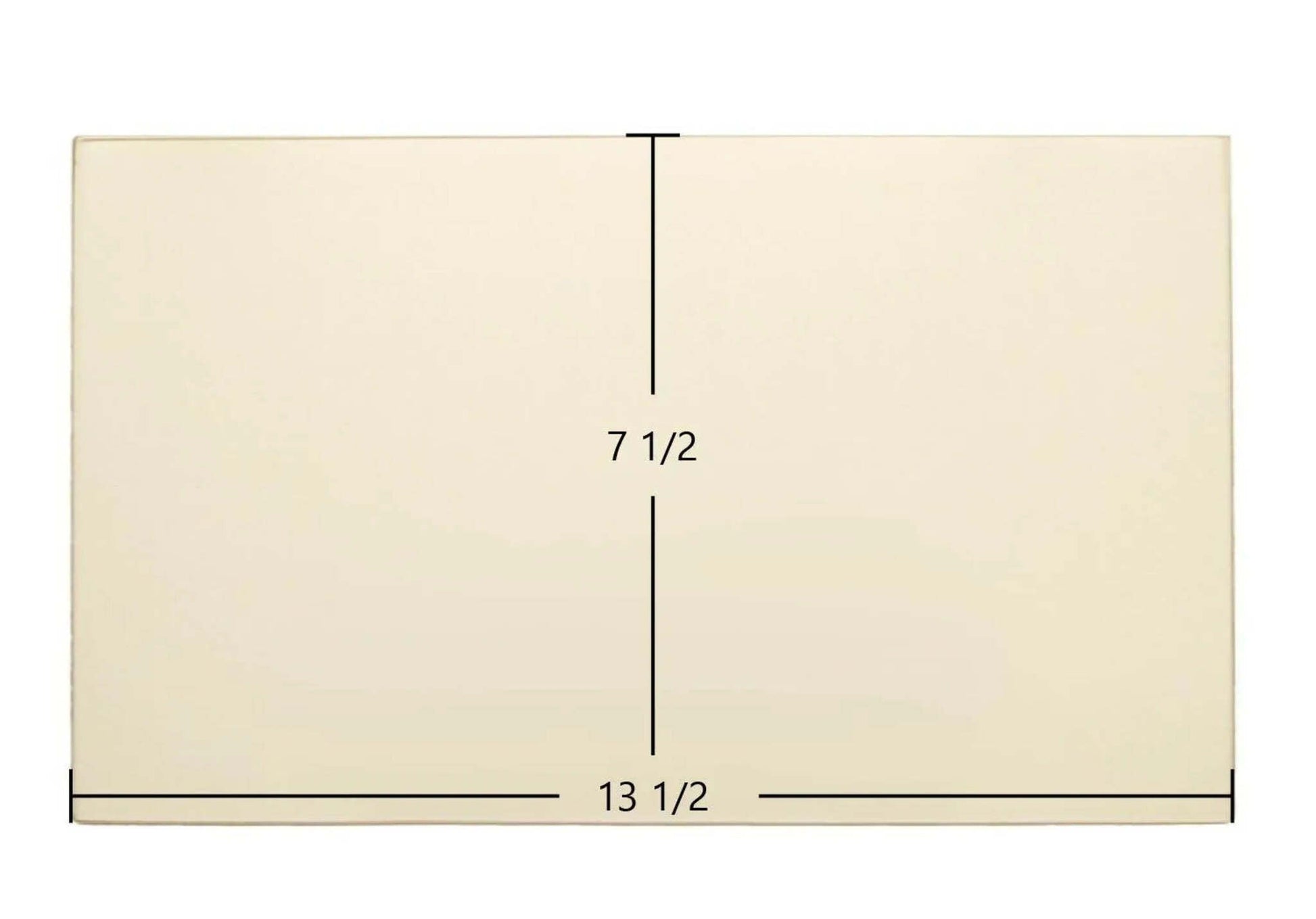 Ceramic Replacement Glass for Hitzer 608 Energy Master I Stoker / 503 E-Z Flo Insert Ceramic Glass Panel - 13 1/2" x 7 1/2"