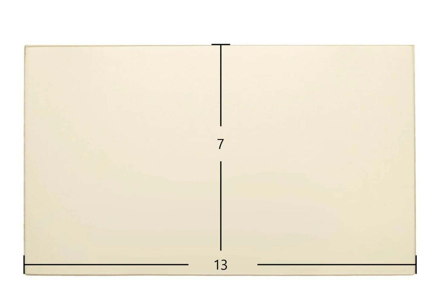 Ceramic Replacement Glass for Hitzer 710 Energy Master II Stoker Ceramic Glass Panel - 13" x 7"
