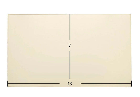 Ceramic Replacement Glass for Hitzer 710 Energy Master II Stoker Ceramic Glass Panel - 13" x 7"