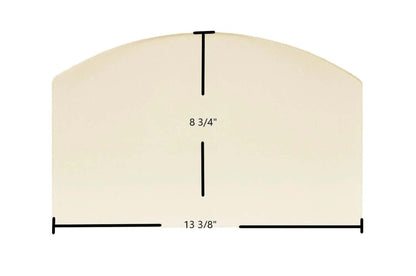 Ceramic Replacement Glass for Hudson River Catskill Wood Stove Archtop Ceramic Glass Panel | 13 3/8" x 8 3/4" | Part #HUD-Cat-Arch - 13 3/8" x 8 3/4" Archtop