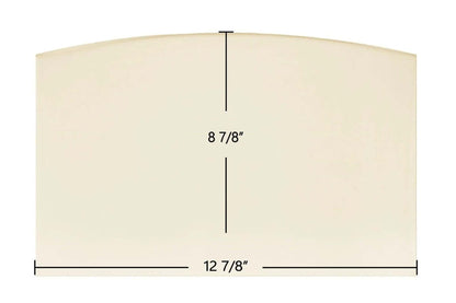 Ceramic Replacement Glass for Hutch HRS-18C Ceramic Glass Panel - 12 7/8" x 8 7/8"