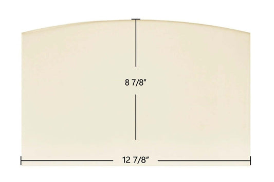 Ceramic Replacement Glass for Hutch HRS-18C Ceramic Glass Panel - 12 7/8" x 8 7/8"