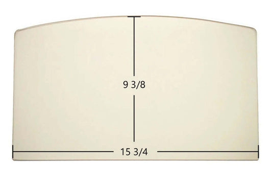 Ceramic Replacement Glass for IHP OEM Lennox Arched Ceramic Glass Panel - 15 3/4" x 9 3/8" Arched