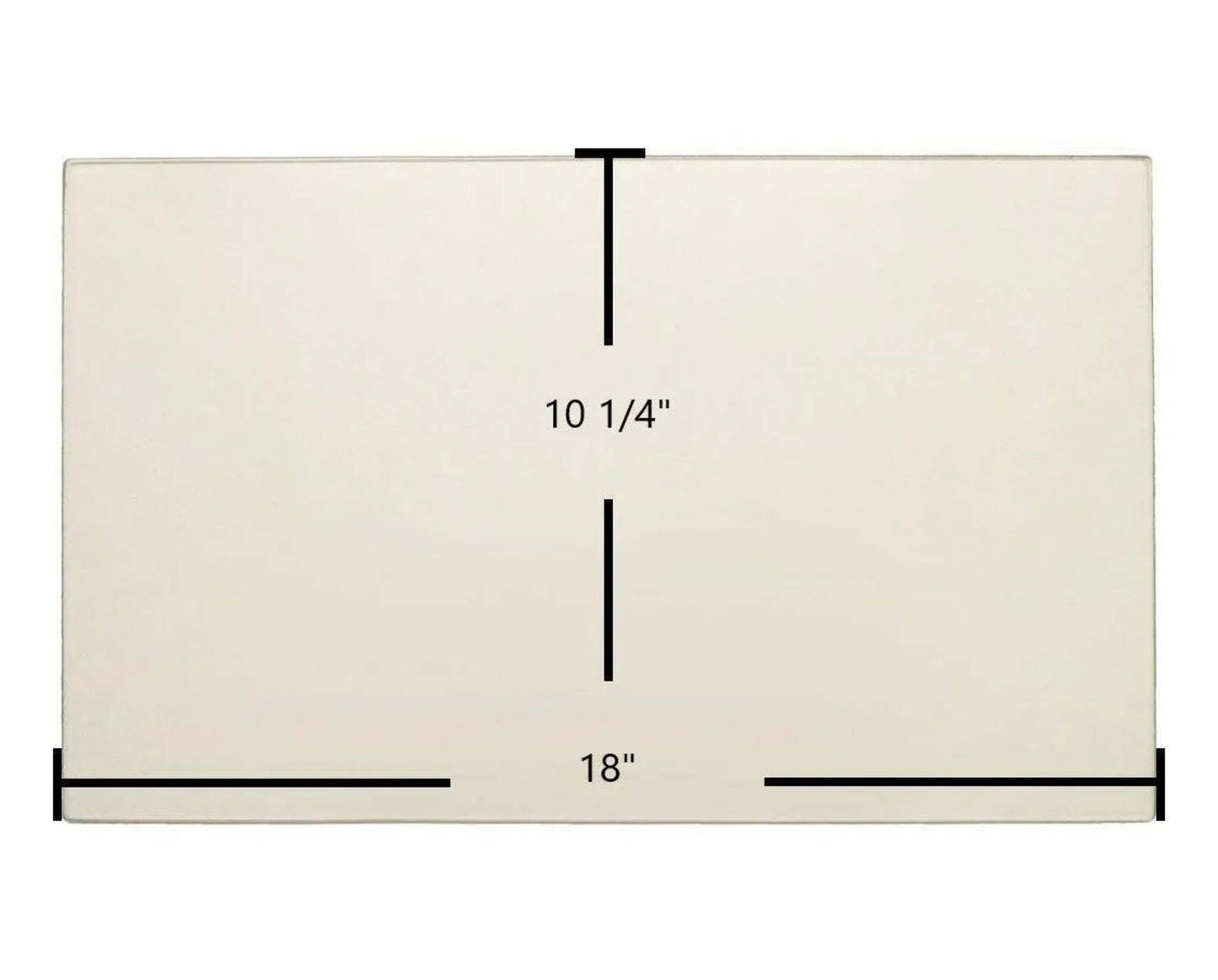 Ceramic Replacement Glass for Jotul #20 Insert Ceramic Glass Panel - 18" x 10 1/4"