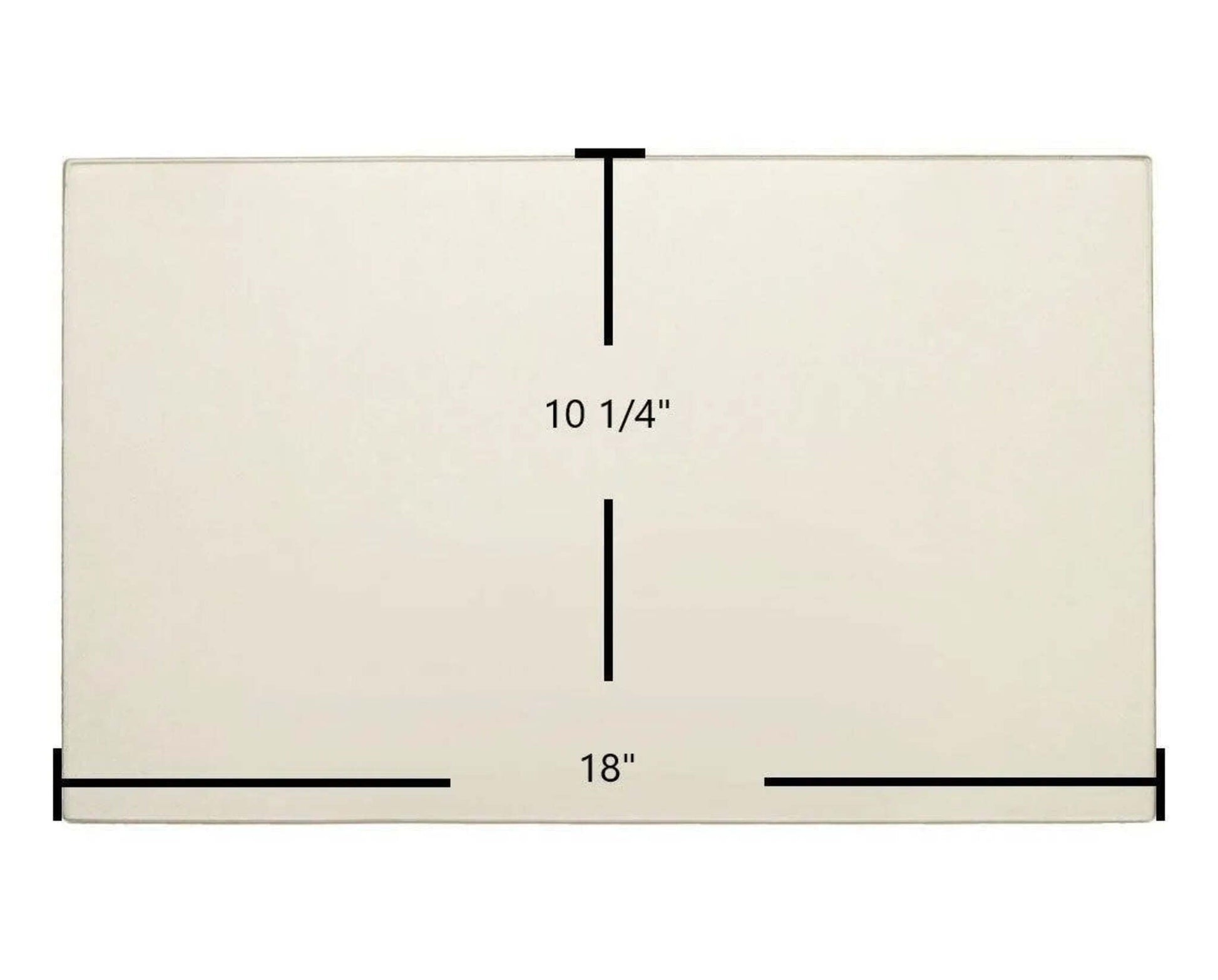 Ceramic Replacement Glass for Jotul #20 Insert Ceramic Glass Panel - 18" x 10 1/4"