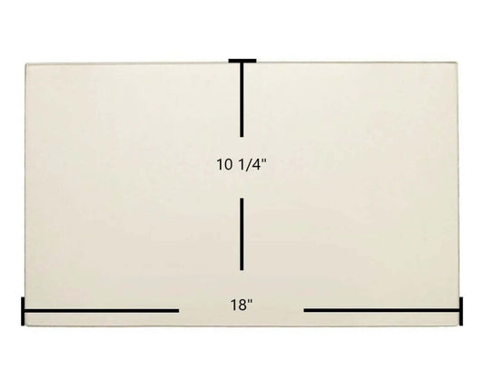 Ceramic Replacement Glass for Jotul #20 Insert Ceramic Glass Panel - 18" x 10 1/4"