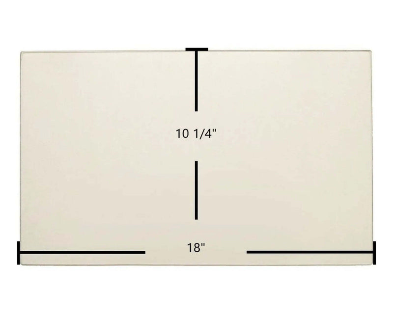 Ceramic Replacement Glass for Jotul #20 Insert Ceramic Glass Panel - 18" x 10 1/4"