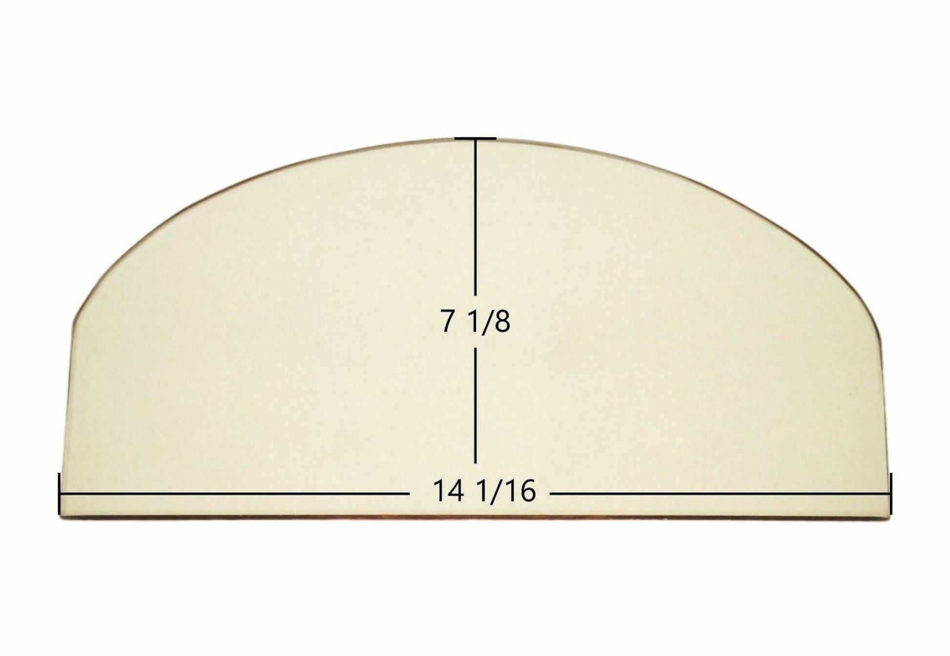 Ceramic Replacement Glass for Jotul #3 Ceramic Glass Panel - 14 1/16" x 7 1/8"