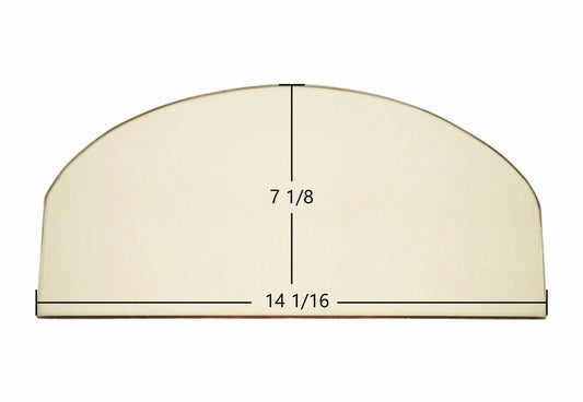 Ceramic Replacement Glass for Jotul #3 Ceramic Glass Panel - 14 1/16" x 7 1/8"
