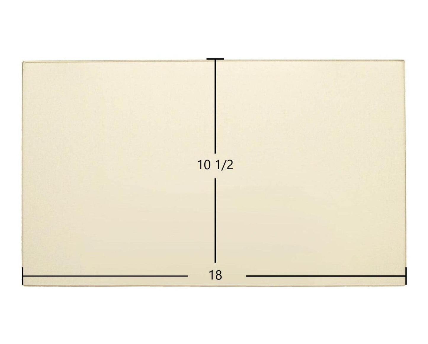 Ceramic Replacement Glass for Jotul Alpha Ceramic Glass Panel - 18" x 10 1/2"