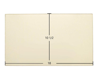 Ceramic Replacement Glass for Jotul Alpha Ceramic Glass Panel - 18" x 10 1/2"