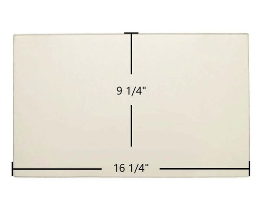 Ceramic Replacement Glass for Jotul Betha Ceramic Glass Panel - 16 1/4" x 9 1/4"