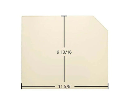 Ceramic Replacement Glass for Jotul C 450 Kennebec / Tamarack Ceramic Glass Panel - 11 5/8" x 9 13/16"