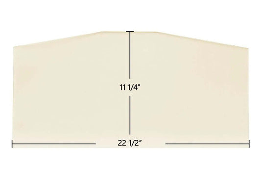 Ceramic Replacement Glass for Jotul C550 Rockland Ceramic Glass Panel - 22 1/2" x 11 1/4"