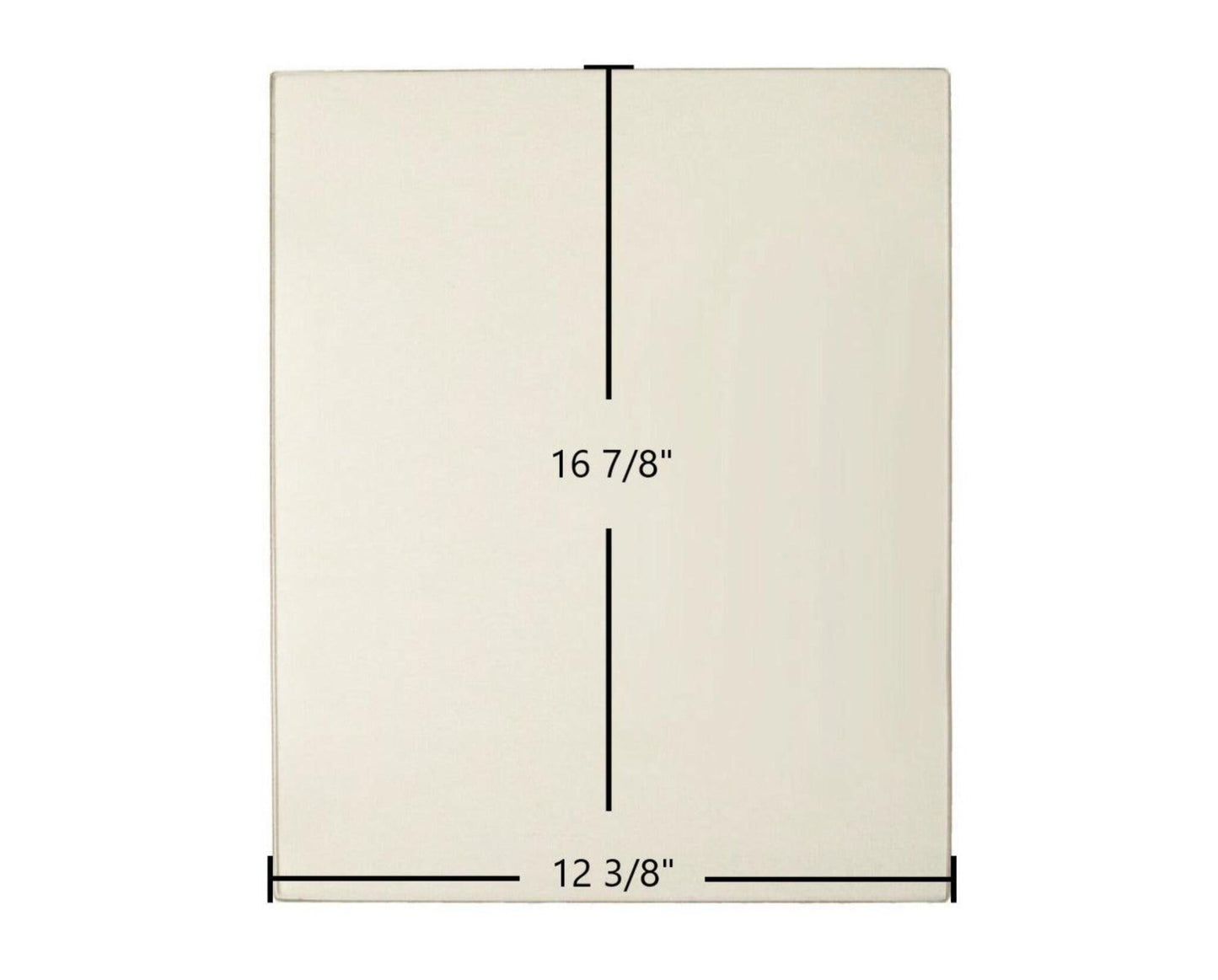 Ceramic Replacement Glass for Jotul F 160-Series & F 260 Ceramic Glass Panel - 12 3/8" x 16 7/8"