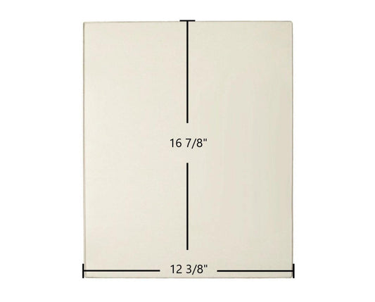 Ceramic Replacement Glass for Jotul F 160-Series & F 260 Ceramic Glass Panel - 12 3/8" x 16 7/8"