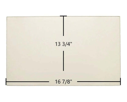 Ceramic Replacement Glass for Jotul F 273 Ceramic Glass Panel - 16 7/8" x 13 3/4"