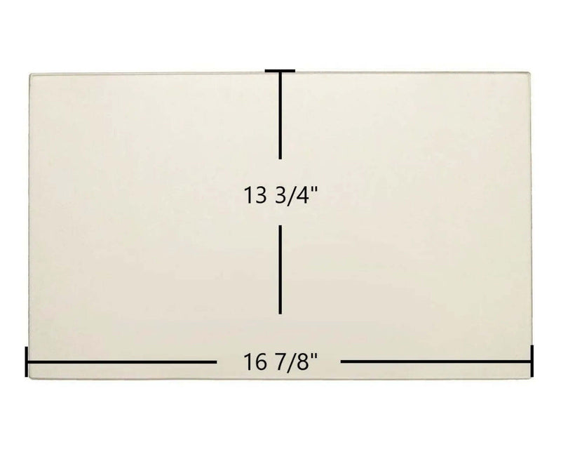 Ceramic Replacement Glass for Jotul F 273 Ceramic Glass Panel - 16 7/8" x 13 3/4"