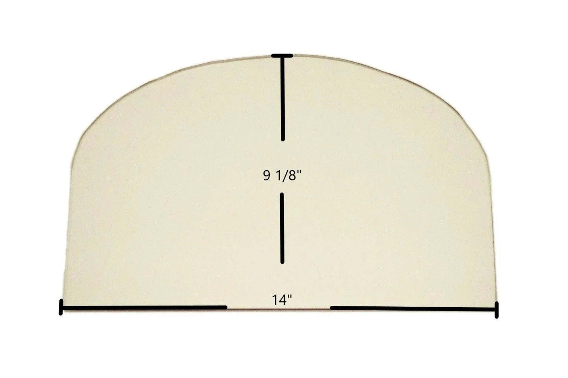 Ceramic Replacement Glass for Jotul F 3 / Series 3 Ceramic Glass Panel - 14" x 9 1/8"