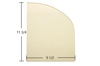 Ceramic Replacement Glass for Jotul F 600, F600CB, Firelight 12 Ceramic Glass Panel - 9 1/2" x 11 3/4"