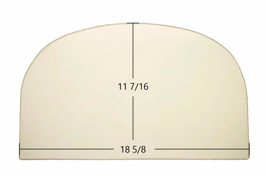 Ceramic Replacement Glass for Jotul F400 Castine Ceramic Glass Panel | 18 5/8" x 11 7/16" (1/8" thickness) - 18 5/8" x 11 7/16"