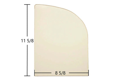 Ceramic Replacement Glass for Jotul 400 Double Door Ceramic Glass Panel (F400) - 8 5/8" x 11 5/8"